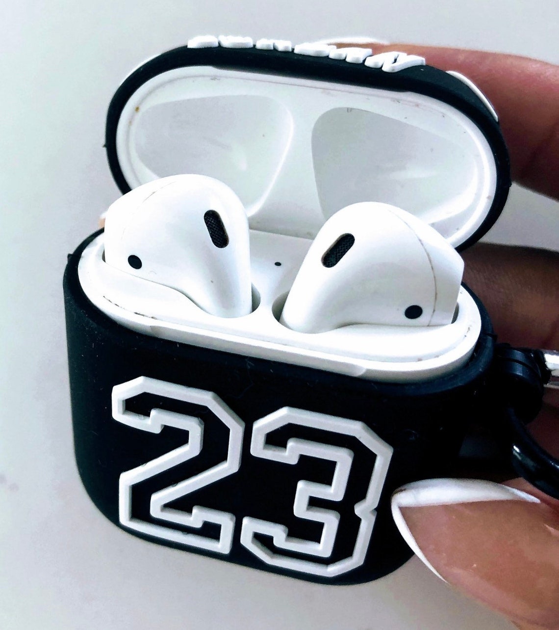 Airpods 1/2 3D Jordan 23 Silicone Case Cover pour Apple Airpod Etsy