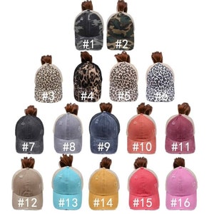 Ponytail Hats Baseball, criss cross High ponytail , Ponytail hat distressed hat