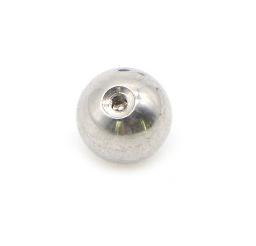 SCREW BACK Replacement Threaded Back Ball Closure for Studs 3mm Ball