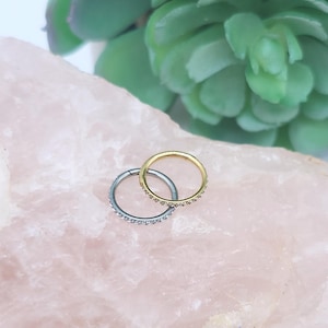 Cartilage ring piercing Helix hoop nose earrings daith conch Mother's day gift