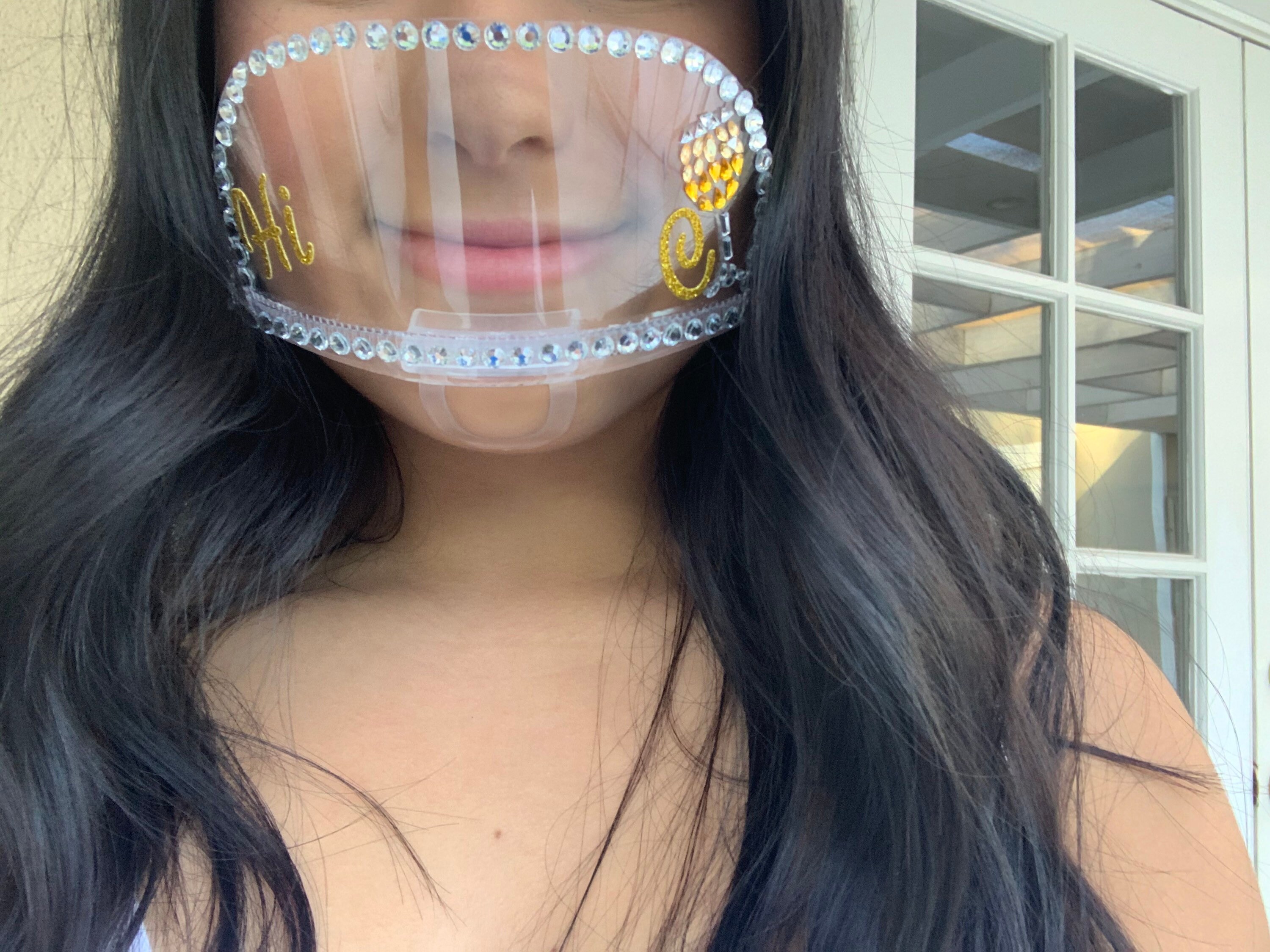 Clear face maskFREE shipping Plastic reusable mask custom Etsy