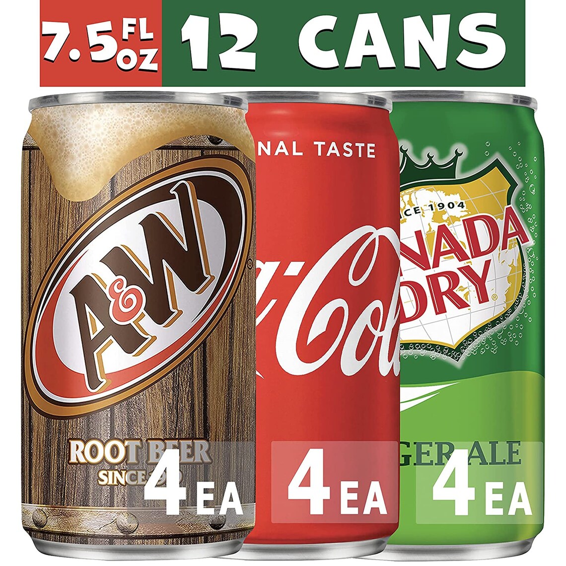 Bundle of Variety Soda Drinks 12 Pack of 7.5 Fluid Ounce Etsy