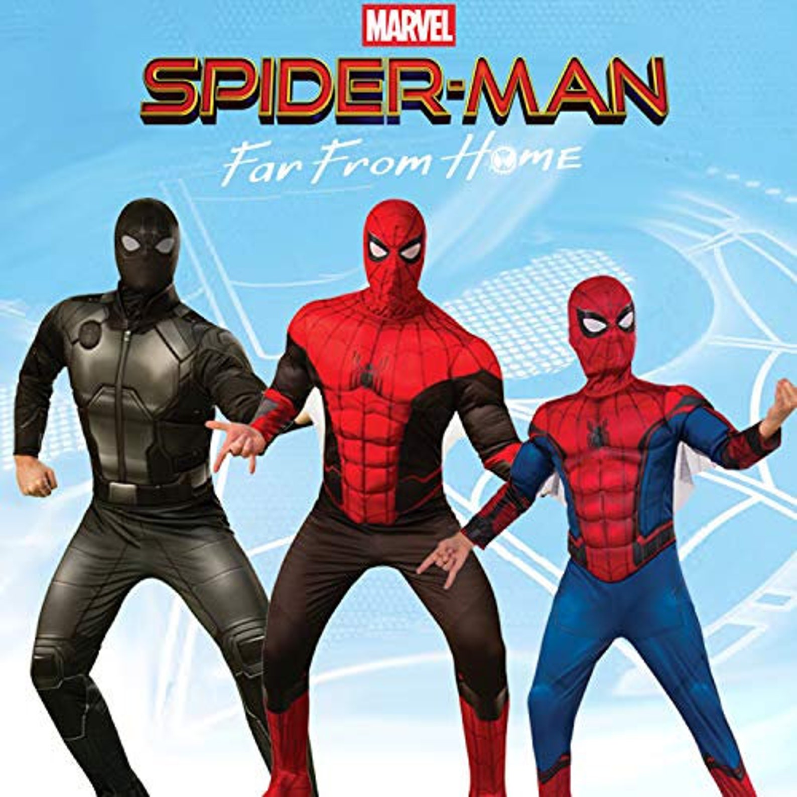 Spider Man Far From Home France Marvel Spider-Man Far from Home Childs Deluxe Spider-Man | Etsy