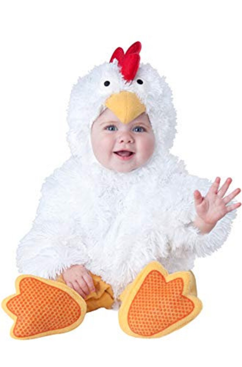 Cluckin/' Cutie Infant Costume Small 6-12 White White