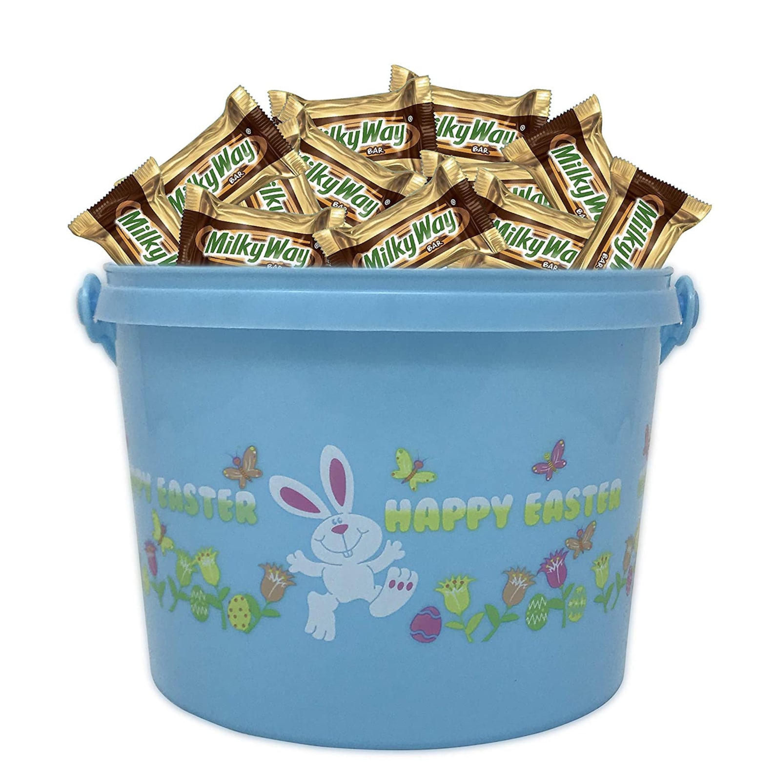 Easter Plastic Bucket in Assorted Colors With 23 Pounds Milky Etsy