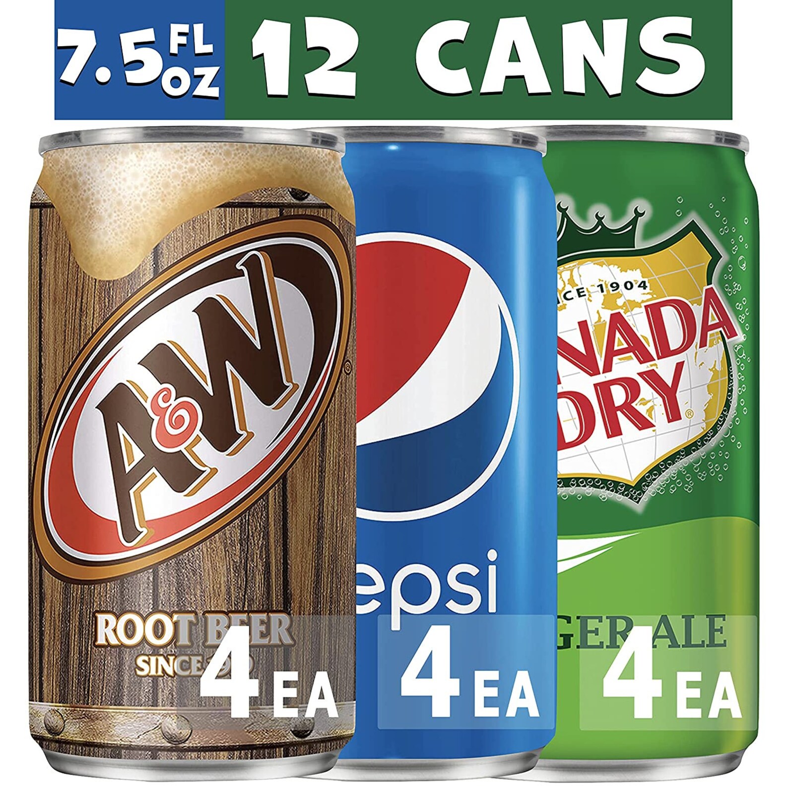 Bundle of Variety Soda Drinks 12 Pack of 7.5 Fluid Ounce Etsy