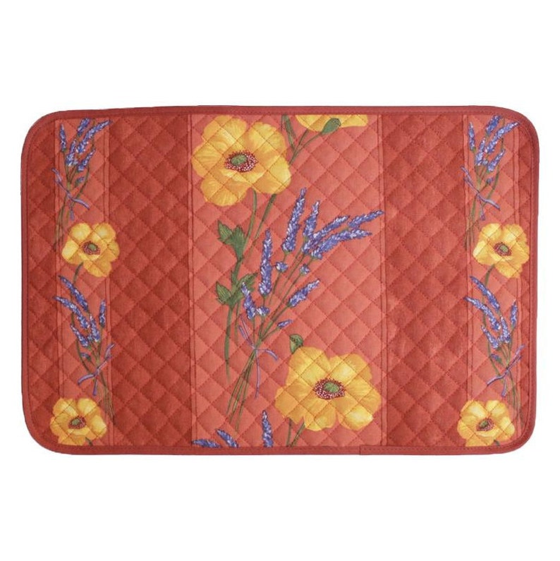 Coated Quilted Wipeable French Placemats Set of 6 Placemats Etsy