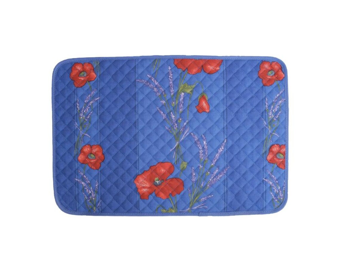 Coated Quilted Wipeable French Placemats Set of 6 Placemats Etsy