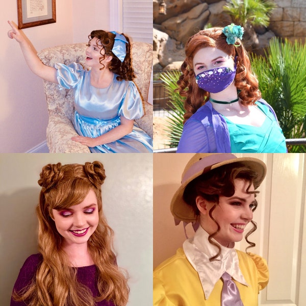 Perruque théâtrale et fantastique personnalisée (faite sur commande) Broadway et Disney Cosplay Inspo