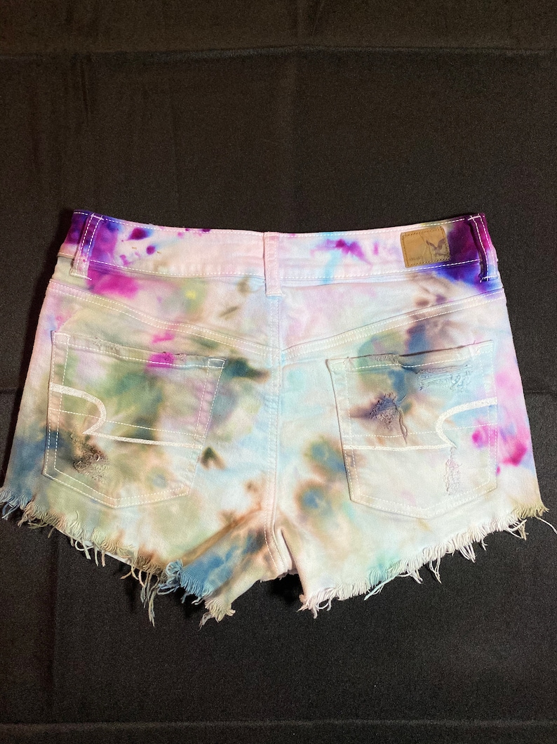 Size 10 Ice Dyed women/'s shorts