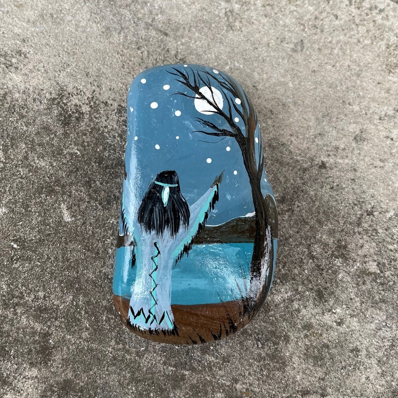 Painted Rocks Native American - Etsy