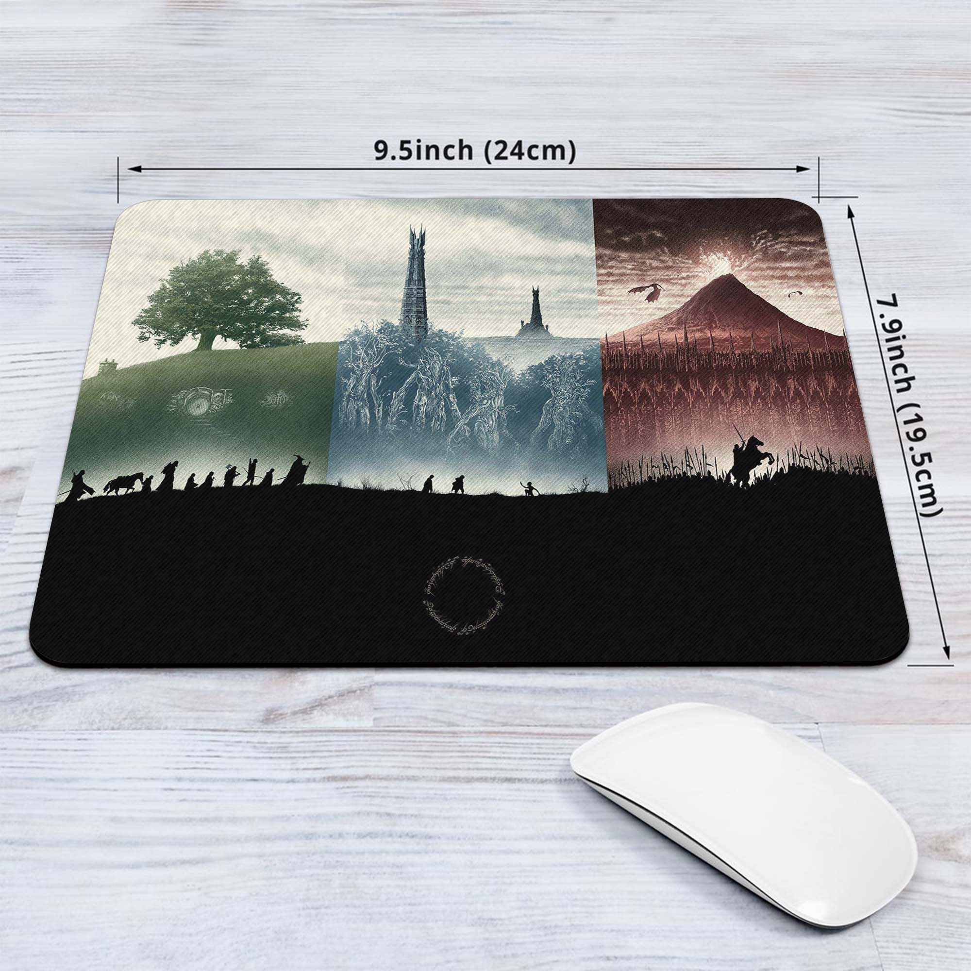 LOTR Mouse Pad Lord of the Rings Mouse Pad for Gamer the Etsy Australia