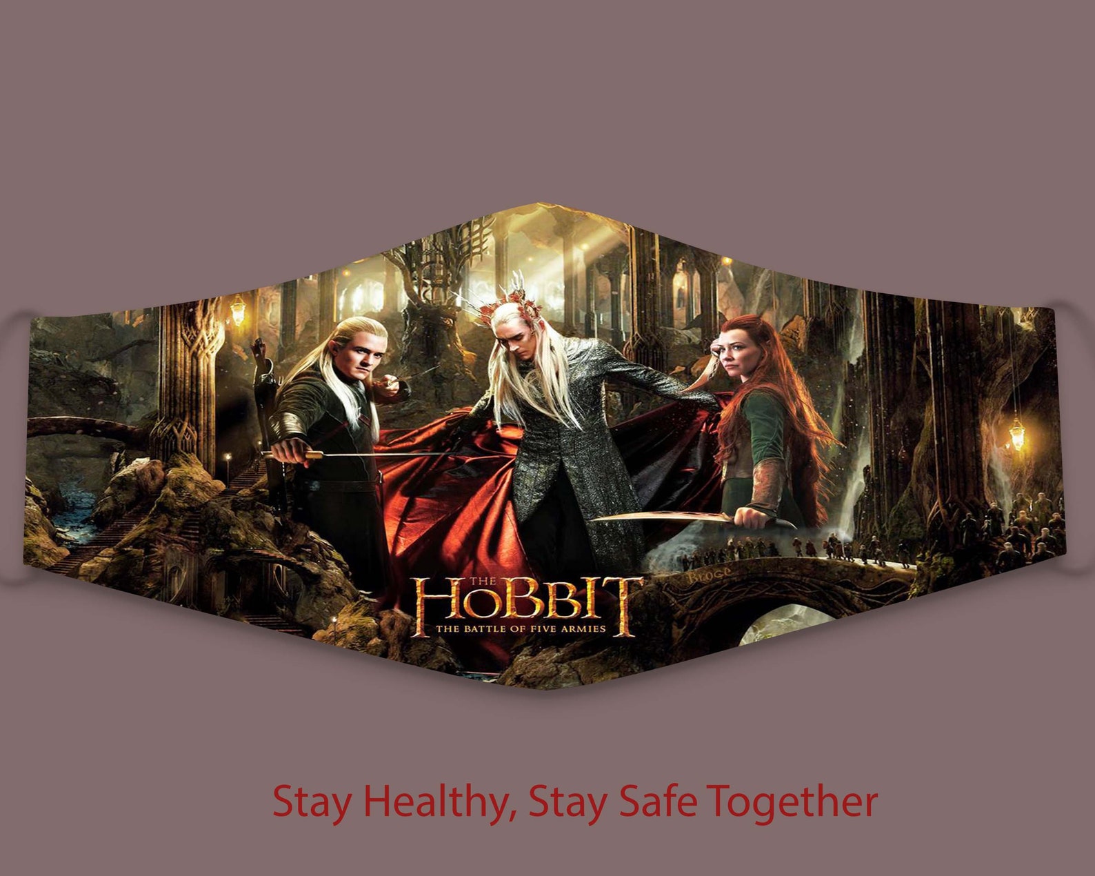 Elf Face Mask LOTR Face Mask Lord of the Rings Mask the Etsy