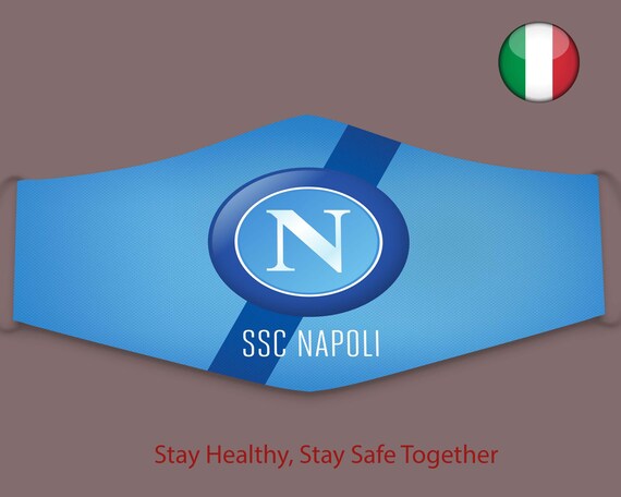 Napoli Fc Mask Napoli Face Mask Design Seria Face Mask Etsy