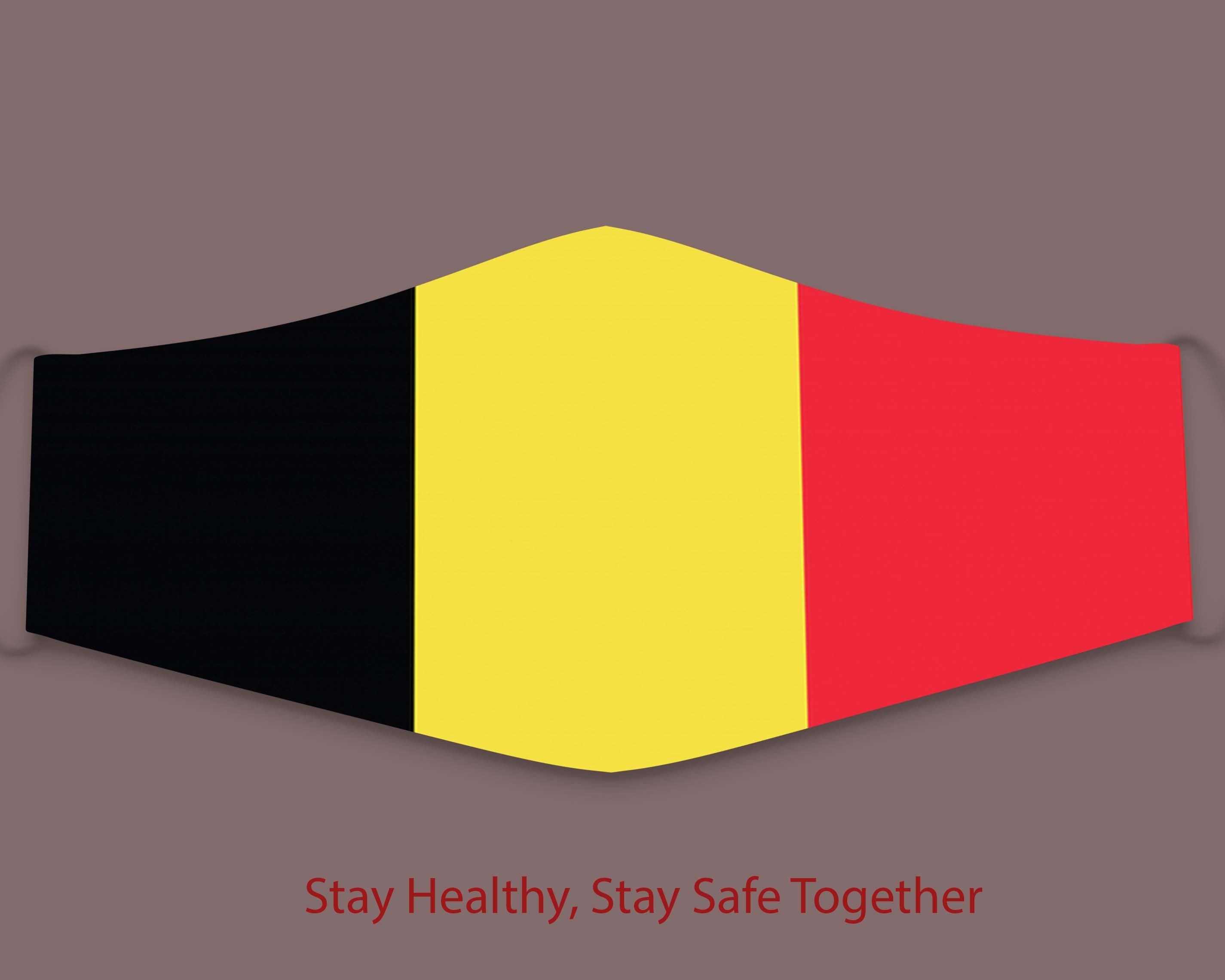 Belgium flag face maskbelgium mascot face mask belgium face Etsy