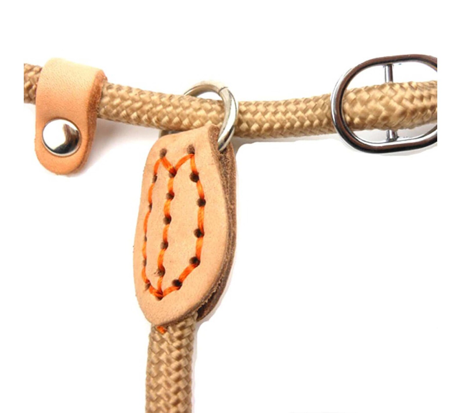 Super strong Nylon Braided Dog Leash With leather at knot Etsy