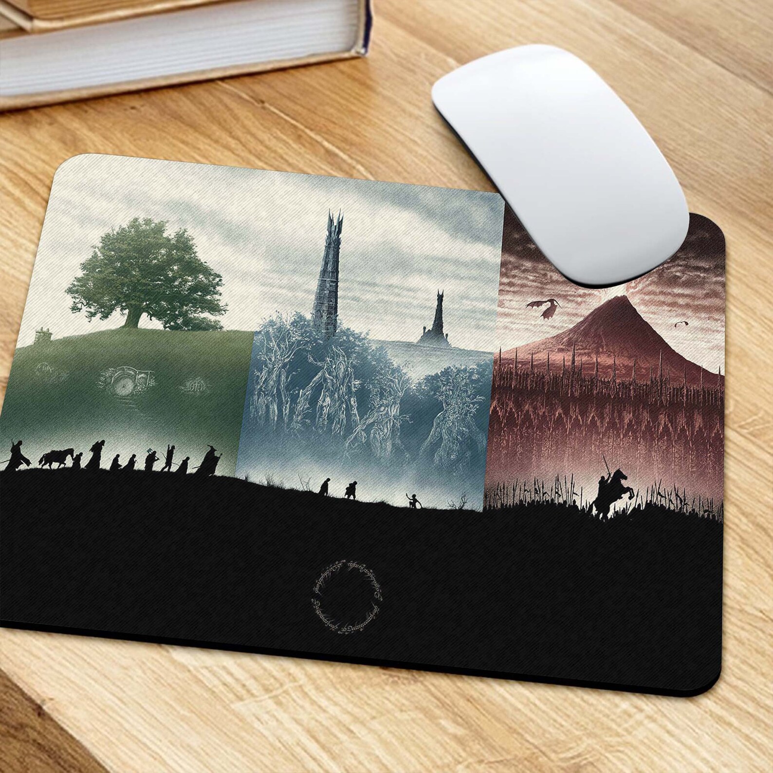 LOTR Mouse Pad Lord of the Rings Mouse Pad for Gamer the Etsy