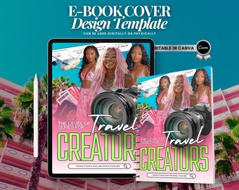Travel Creator eBook Cover Template: DIY Canva Design