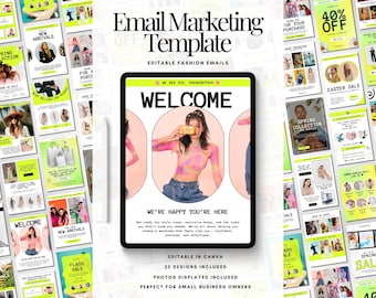 25 Canva Email Template Fashion Email Newsletter Templates Spring Email Marketing
