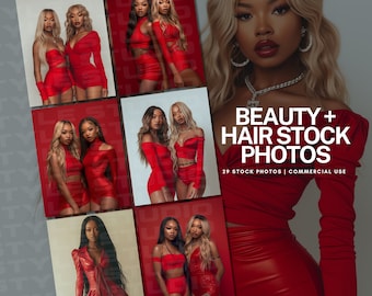 Valentine's Day Stock Photos, African American Model Stock Photo Hair Model Photos, AI Stock Photos, Wig Model