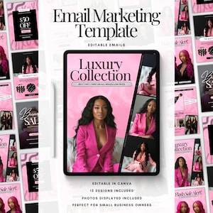 Editable Email Template Canva Business Email Marketing Templates Hair Email Templates Mail Chimp Template