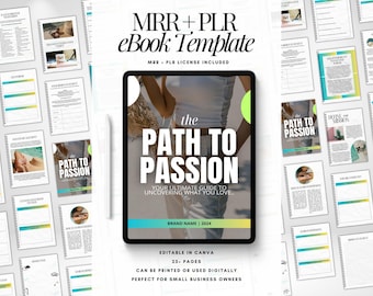 Resell Digital Product MRR PLR eBook Template, Done for You eBook, Digital Products to Sell, White Label Ebook