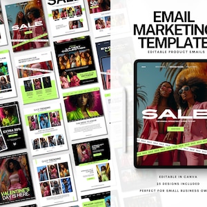 Fashion Email Newsletter Templates: Canva Email Marketing Campaign