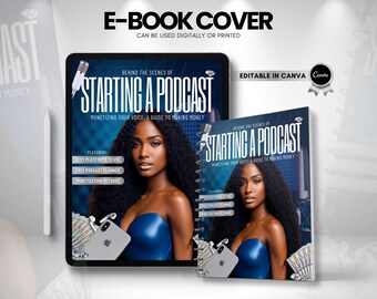 Ebook Cover, Editable Ebook Cover, E-Book Template, DIY E Book Cover Design, Canva Ebook Template