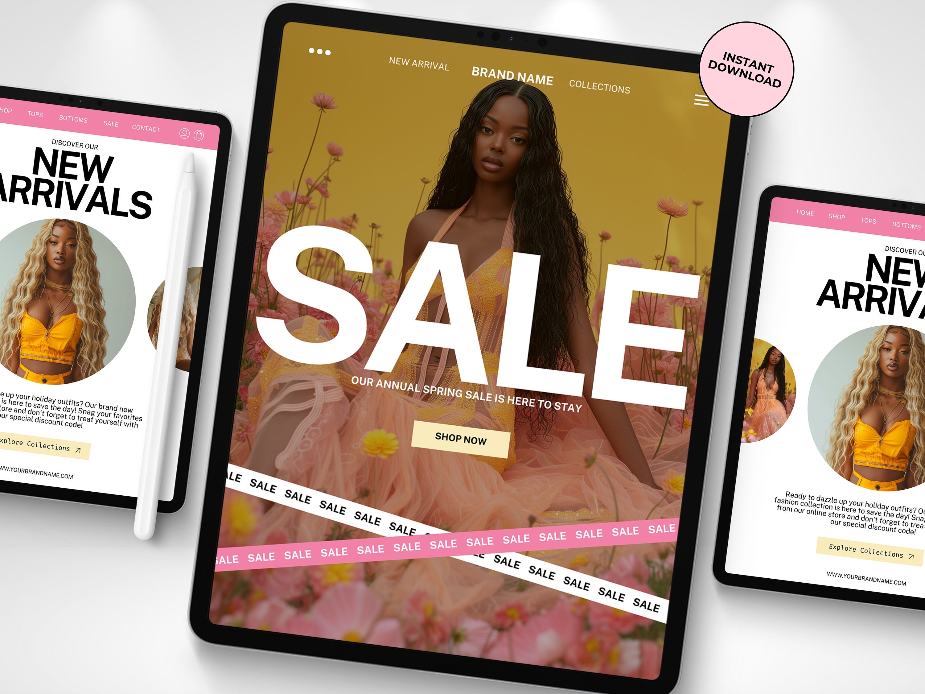 Easter Marketing Templates Editable Spring Email Template Canva Email ...