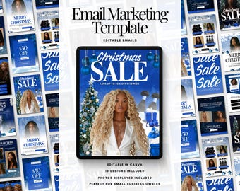 Christmas Email Template Canva Business Email Marketing Templates Hair Email Templates Mail Chimp Template