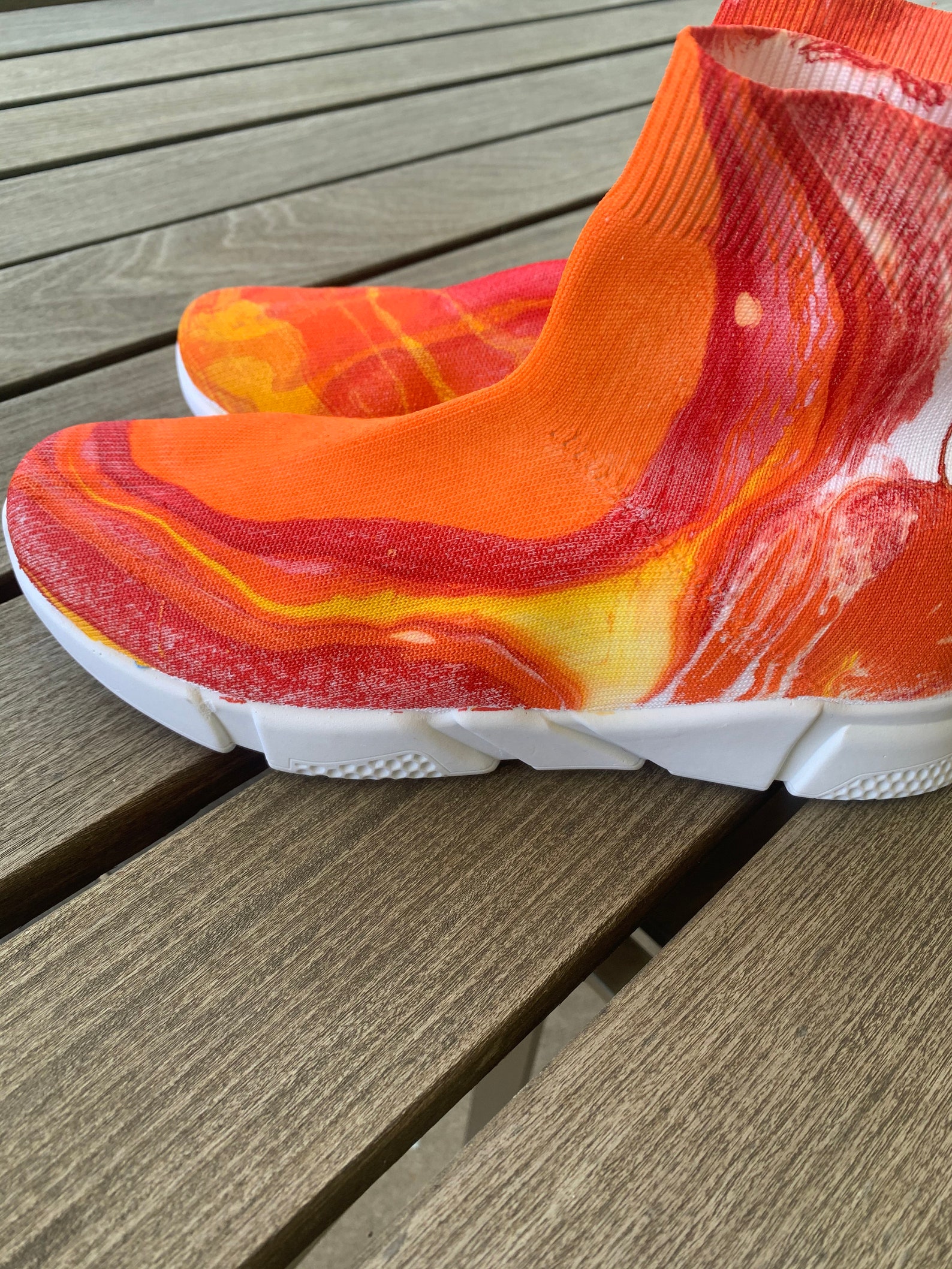 Hydro dipped shoes for boys or girls. Involves a bright color Etsy