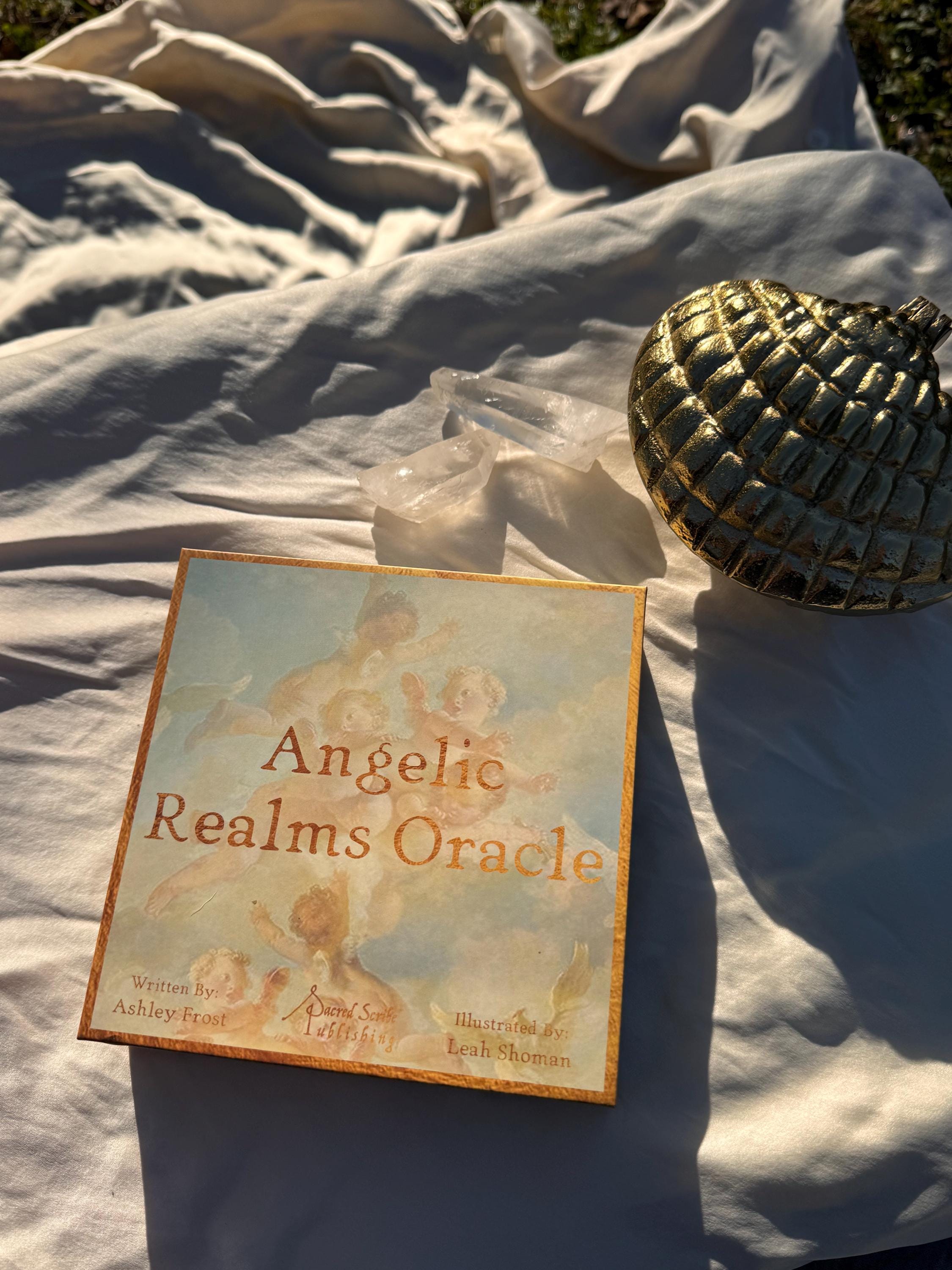 Angelic Realms Oracle Deck: 40 Cards, Gold Gilding - Etsy
