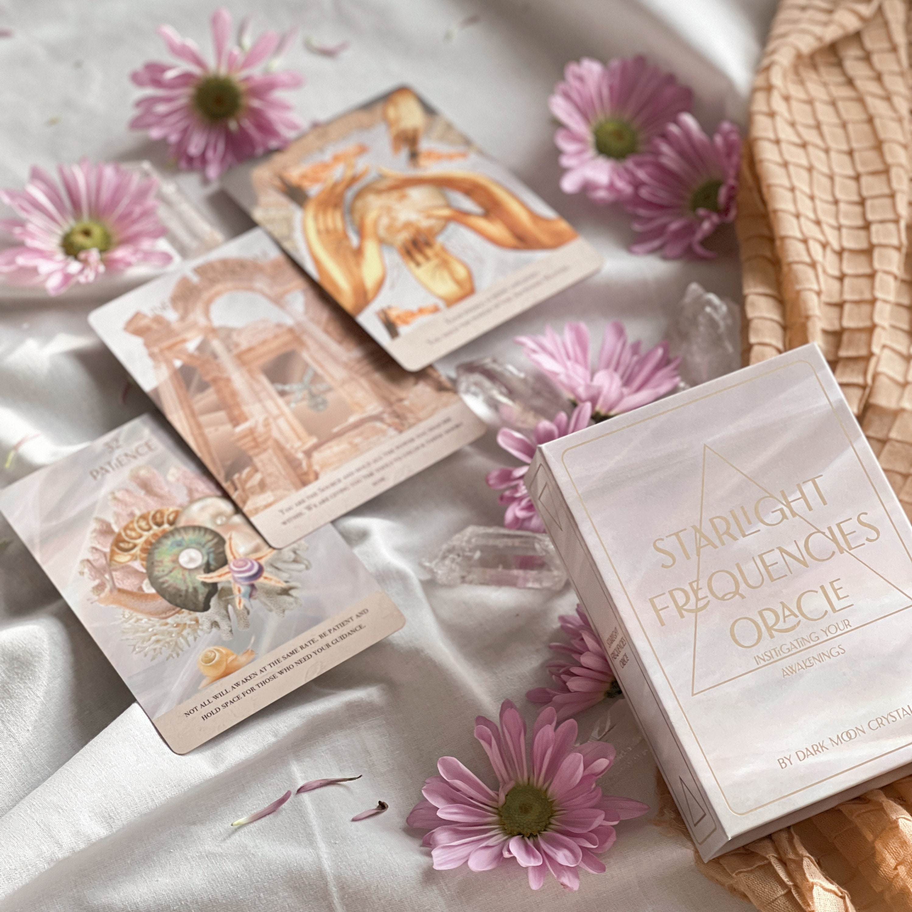 Starlight Frequencies 44 Card Oracle Deck With Guidebook, Light