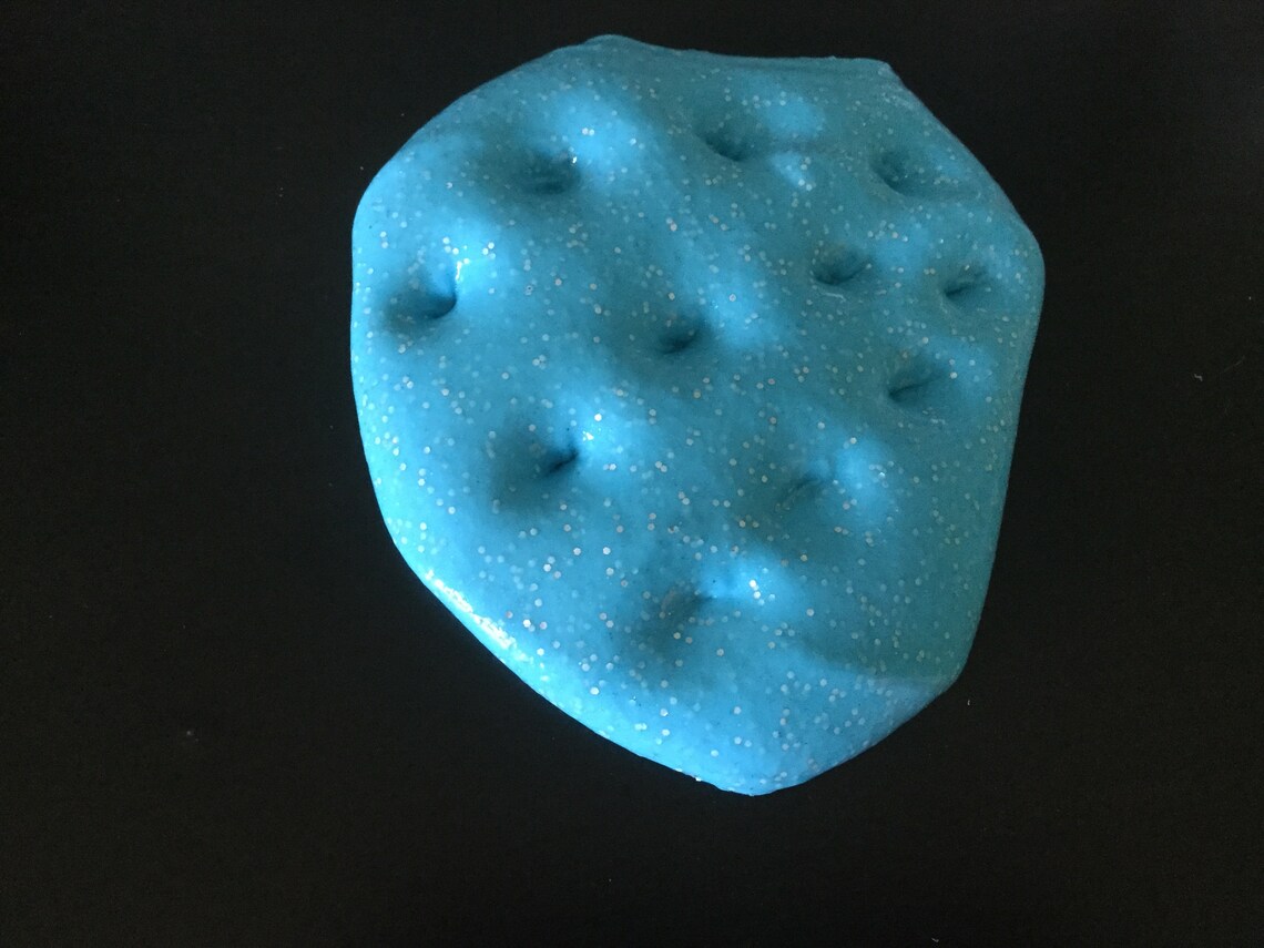 Elsas Frozen Slime. 4oz Blue Fluffy Slime Etsy