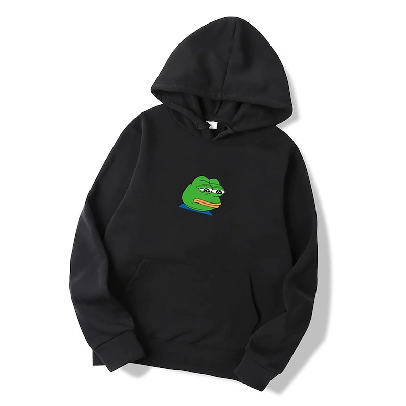 Pepe The Frog Meme Sad frog Print Unisex Hoodies Sweatshirts | Etsy