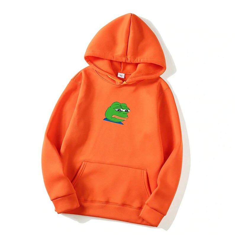 Pepe The Frog Meme Sad frog Print Unisex Hoodies Sweatshirts Etsy