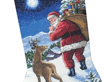 Bucilla Sounds of Christmas 19 Count Cross Stitch Stocking Kit 82916,  Música DIY -  España