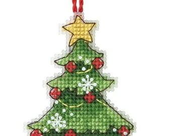 Christmas Tree Ornament Cross Stitch Kit by Dimensions
