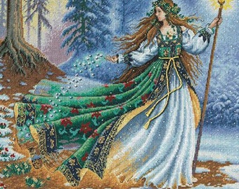 Woodland Enchantress GOLD COLLECTION cross Stitch Kit by Dimensions