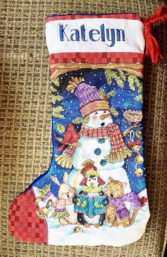 Dimensions Counted Cross Stitch Kit Cute Carolers Stocking