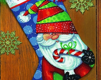 Sweet Santa Needlepoint Stocking Kit by Dimensions
