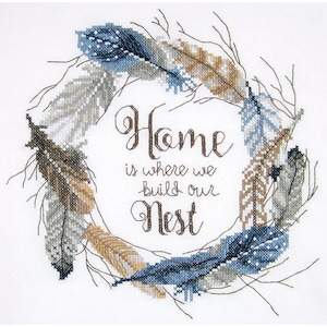 Build Our Nest Stamped Cross Stitch by Janlynn