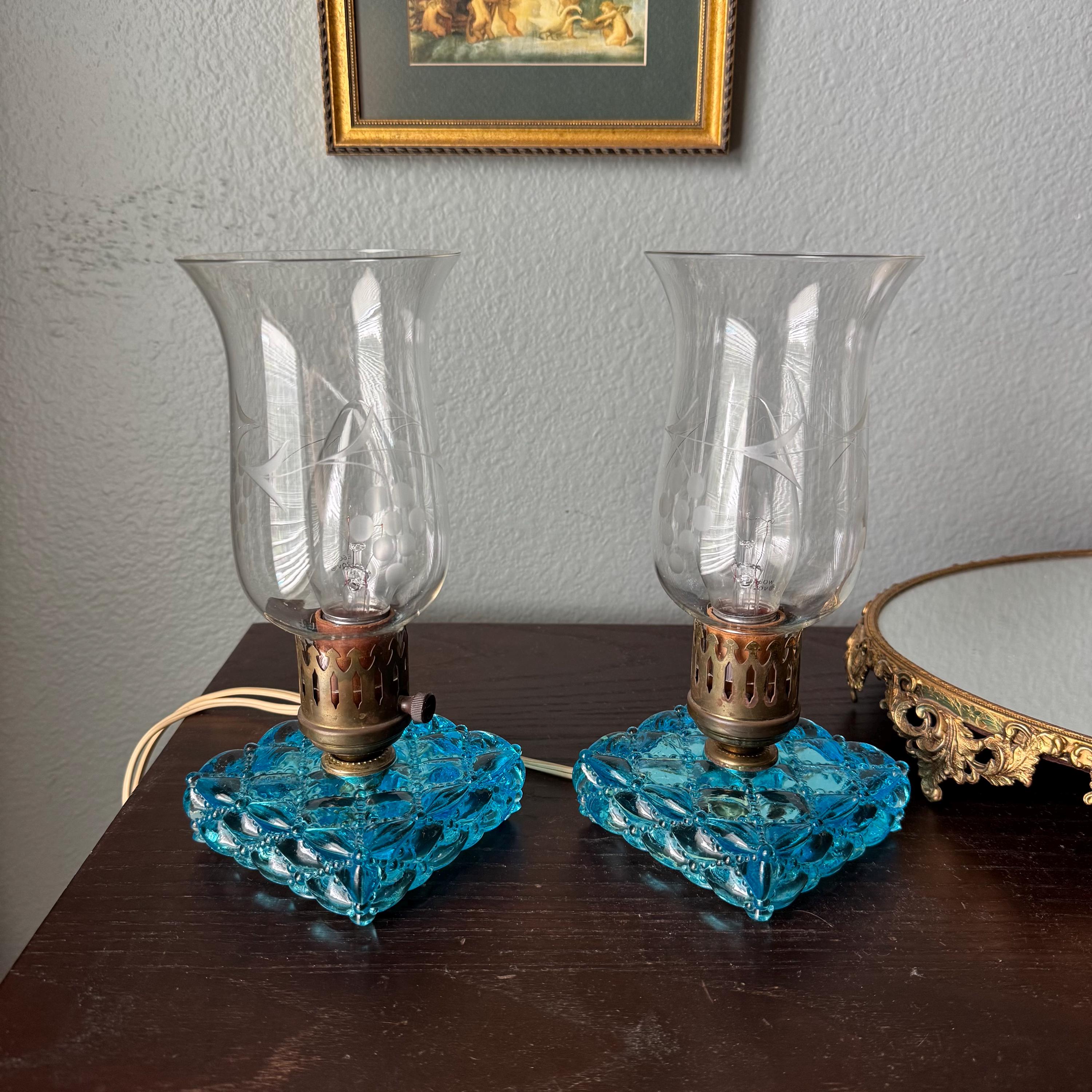 1930s Fenton Lamp - Etsy