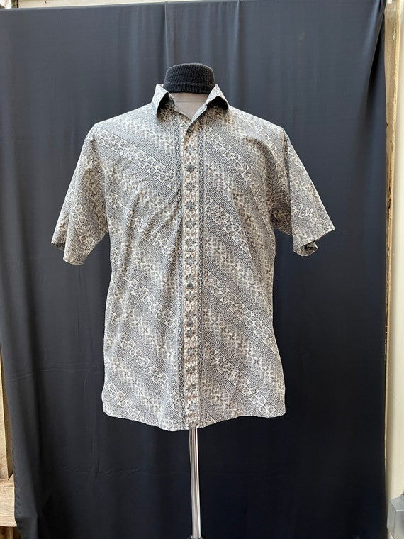 Batik printed cotton shirt