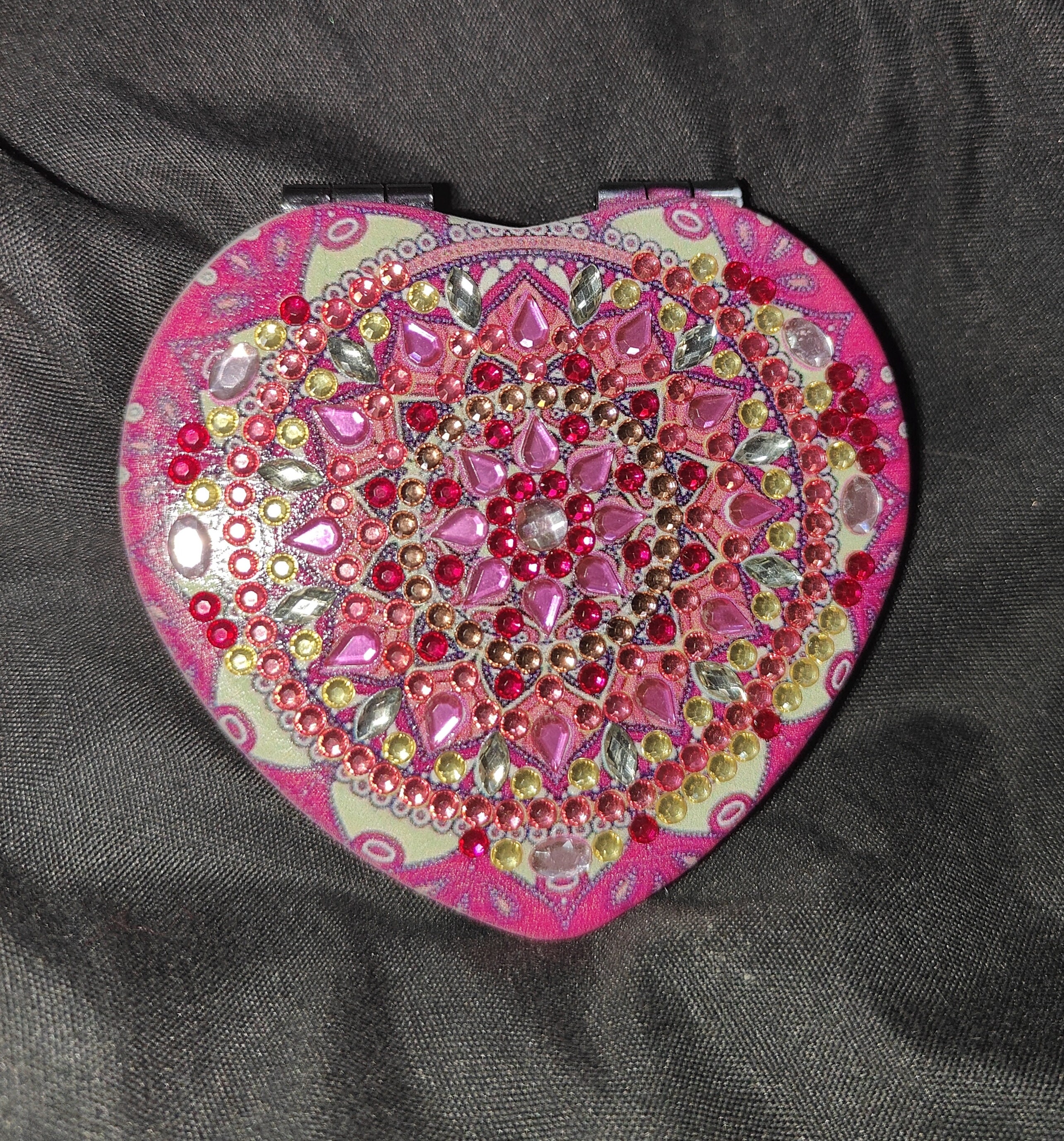 Diamond Art Compact Mirrors Etsy