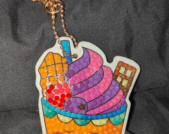 Diamant Kunst Rucksack Charm