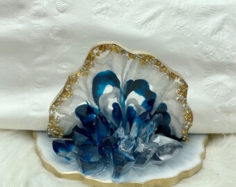 Napkin Holder, Unique Napkin Holder, Crystal Napkin Holder, Formal Napkin Holder