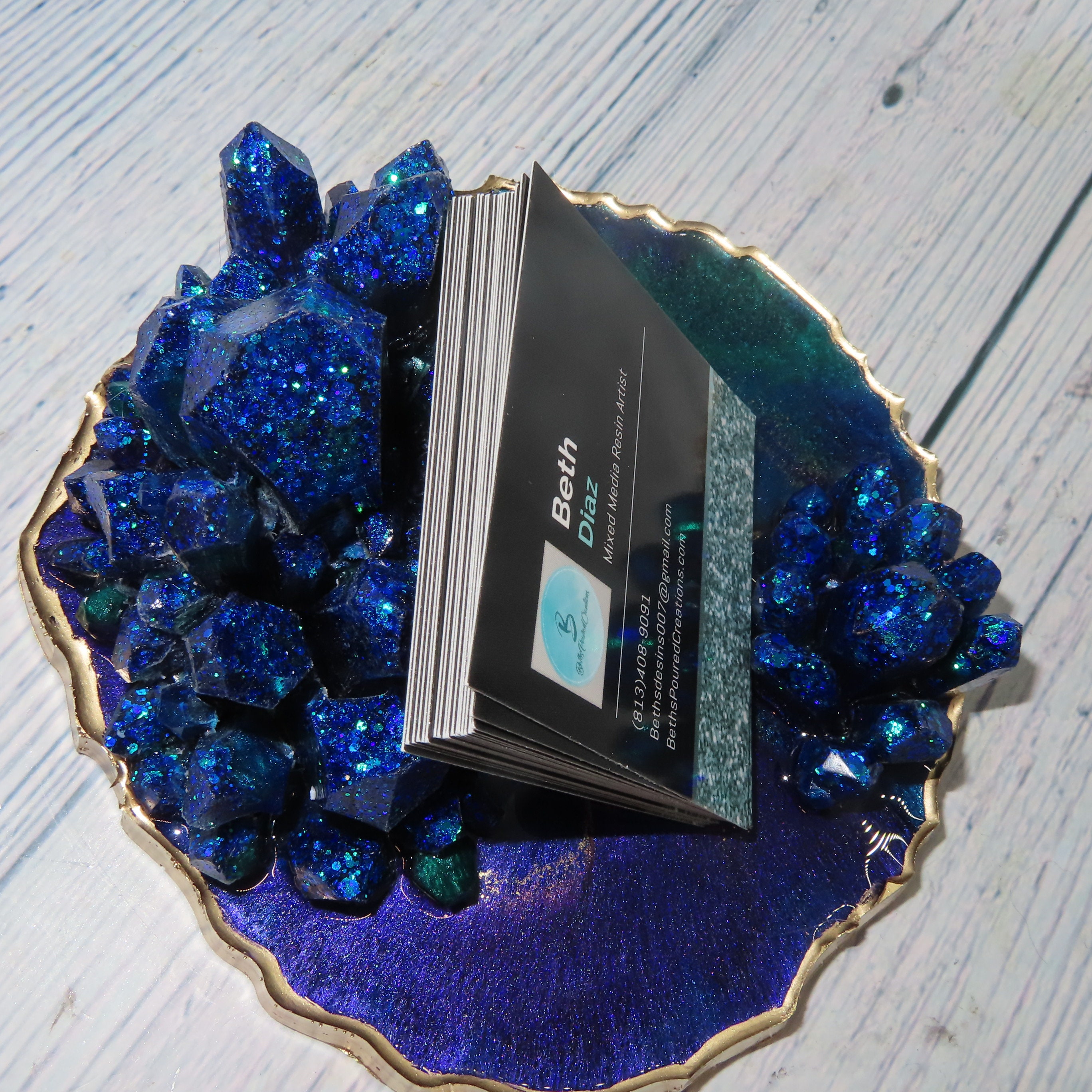 Business Card Holder Business Card Holder for Women Designer Etsy