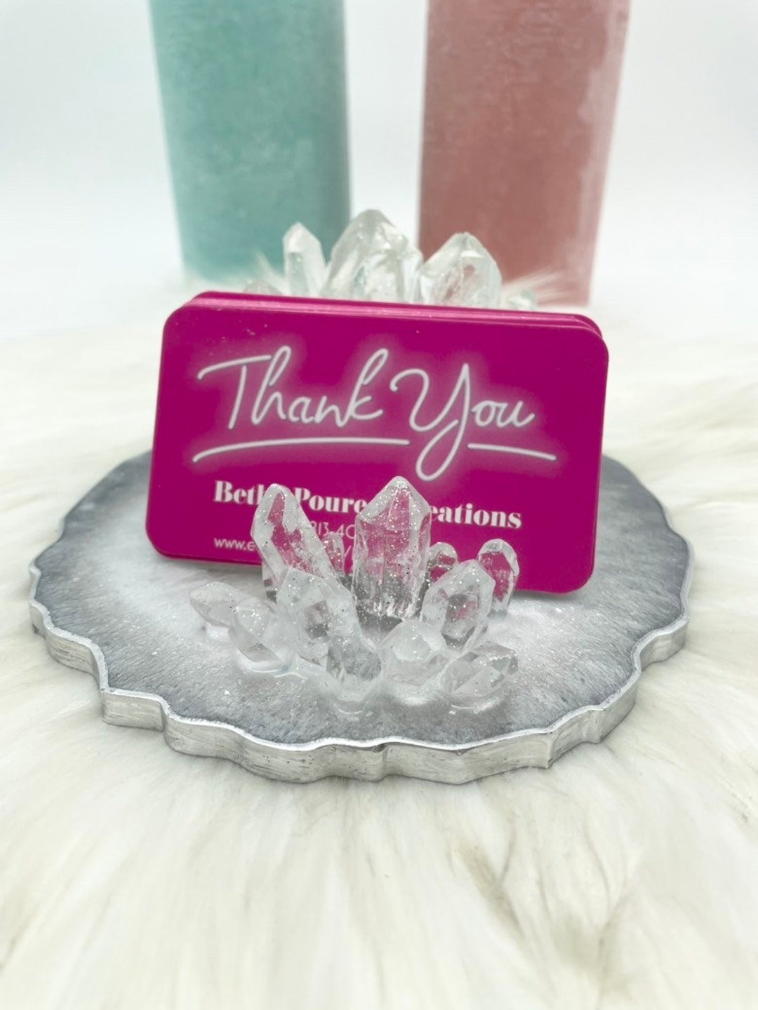 Business Card Holder, Crystal Business Card Holder, Business Card