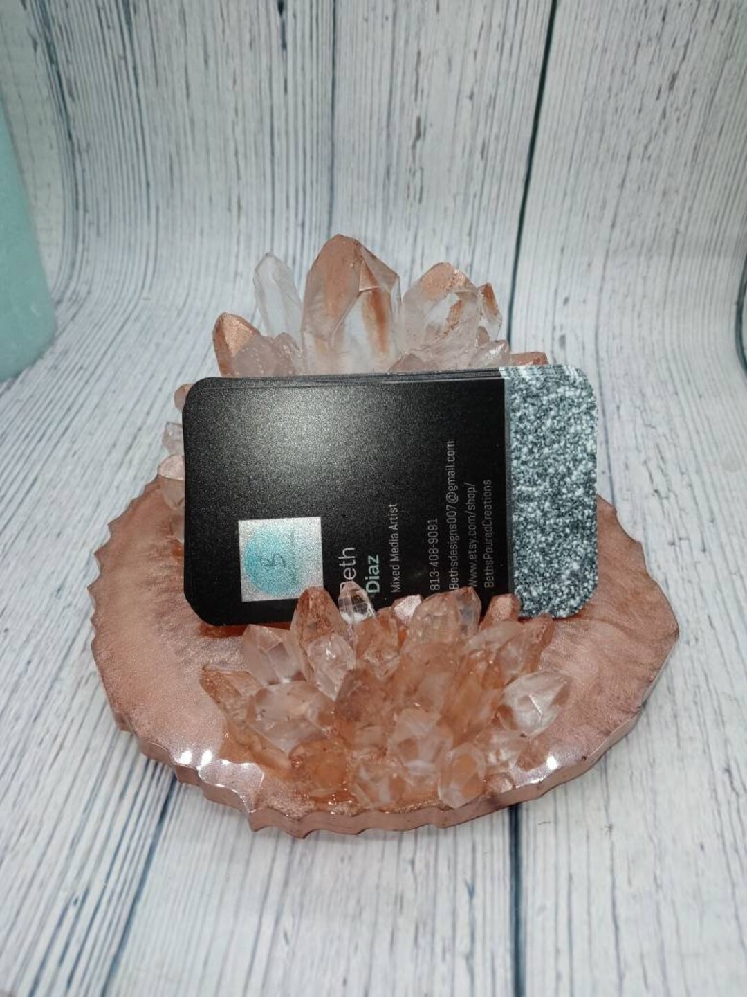 Business Card Holder Business Card Holder for Women Designer Etsy